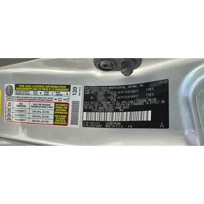 2015-2020 Toyota Sienna passenger dash Used Airbag