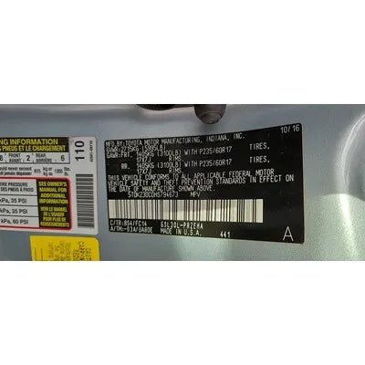 2016 Toyota Sienna driver knee Used Airbag