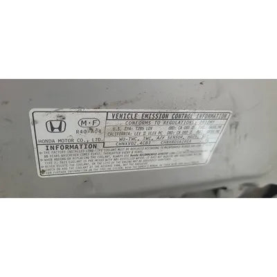 2011-2012 Honda Accord Driver Side Roof Curtain Used Air Bag