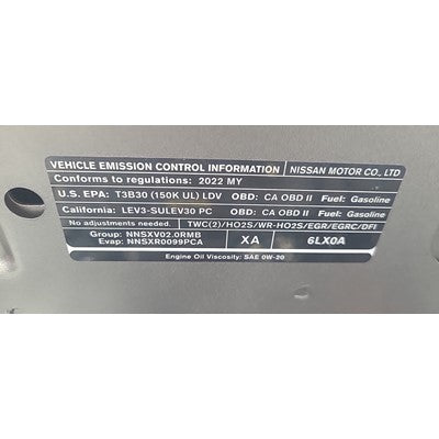 2020-2025 Nissan Sentra passenger Knee Used Air Bag