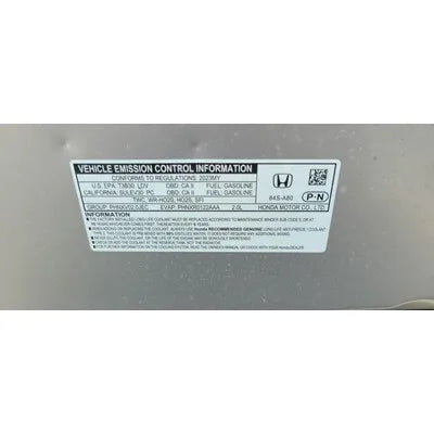 2022-2025 Honda Civic Passenger Side Knee Air bag Used